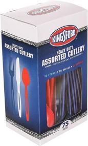 img 1 attached to Kingsford Assorted Plastic Disposable Occasion