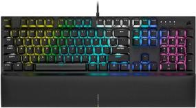 img 4 attached to 💡 Corsair K60 RGB Pro SE Mechanical Gaming Keyboard: Cherry MX Switches, Aluminum Frame, Customizable RGB Backlighting, PBT Keycaps, Detachable Palm Rest