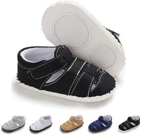 img 4 attached to 👶 ENERCAKE Sandals for Toddler Walkers: Newborn Boys' Shoes and Sandals