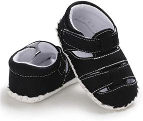 img 1 attached to 👶 ENERCAKE Sandals for Toddler Walkers: Newborn Boys' Shoes and Sandals