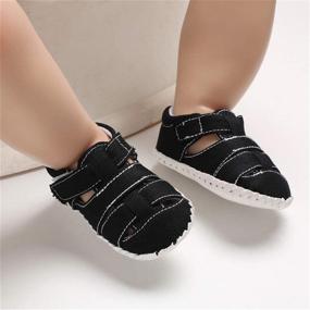 img 3 attached to 👶 ENERCAKE Sandals for Toddler Walkers: Newborn Boys' Shoes and Sandals