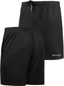 img 3 attached to 🩳 Neleus Men's 7-Inch Mesh Running Workout Shorts | Pockets Included for Ultimate Convenience