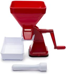 img 3 attached to 🍅 Premium Tomato Press & Food Strainer: Ultimate Sauce Maker for Tomato Sauce, Salsa, Marinara, Apple Sauce, and more - Farm to Table