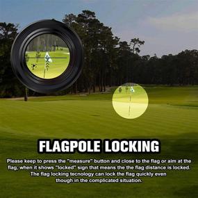 img 2 attached to Papasbox Golf Rangefinder: Laser Distance Finder with Slope, Pin-Seeker Flag Pole Lock, Distance Measurement, Continuous Scan - Ideal for Golfing & Hunting (800 Yards)