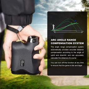 img 1 attached to Papasbox Golf Rangefinder: Laser Distance Finder with Slope, Pin-Seeker Flag Pole Lock, Distance Measurement, Continuous Scan - Ideal for Golfing & Hunting (800 Yards)