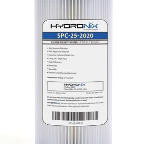 img 1 attached to High-Performance Hydronix SPC 25 2020 Polyester Sediment Filter: Durable, Washable & Efficient