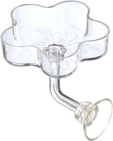 img 4 attached to 🐠 JZMYXA Mini Acrylic Feeding Dish: Ideal for Aquarium Shrimp and Small Fish