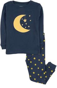 img 2 attached to 🚛 Garbage Truck Train Boys 2 Piece Pajamas Set by Leveret | 100% Cotton | Size 12 Months-14 Years