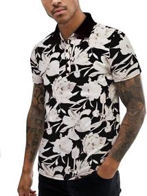 img 4 attached to 🌸 URRU Natural Flower Floral T-Shirt for Men - Clothing and Shirts