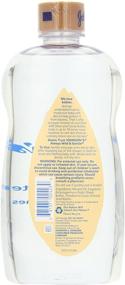 img 3 attached to Johnson's Baby Oil Shea and Cocoa Butter: 20 oz (Pack of 2) - Nourishing Moisturizer for Baby's Skin