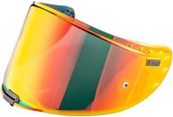 🔴 ls2 challenger full face helmet visor shield - original accessories (chrome red) logo