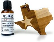 🌲 arotags texas rescentable car air freshener (backwoods birch): the ultimate american-made aroma solution logo