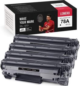 img 4 attached to LEMERO HP 78A CE278A Compatible Toner Cartridge - Laserjet Pro P1606dn/P1566/P1560/M1536dnf (Black, 4-Pack)