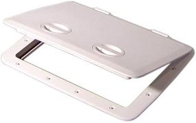 img 3 attached to 🔒 Tempress White 1115 Cam Hatch - Lockless Option for Enhanced Searchability