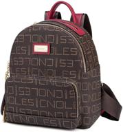 cnoles backpack waterproof leather shoulder logo