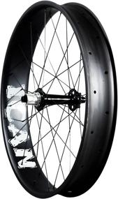 img 1 attached to ICAN F685 26er Fat Bike Carbon Wheelset with 90mm Width for Optimal Snow Riding Experience