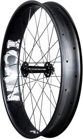 img 2 attached to ICAN F685 26er Fat Bike Carbon Wheelset with 90mm Width for Optimal Snow Riding Experience