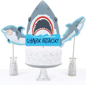 img 2 attached to Shark Zone Jawsome Birthday Centerpiece