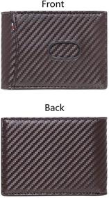 img 2 attached to 💼 Secure Your Finances with HANDAFA Bi Fold Wallet: Ultimate Money Blocking Men's Accessory