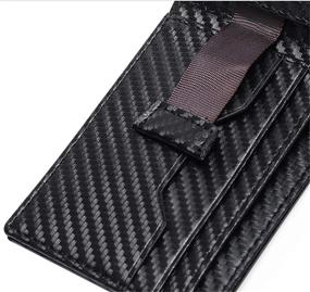 img 1 attached to 💼 Secure Your Finances with HANDAFA Bi Fold Wallet: Ultimate Money Blocking Men's Accessory