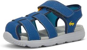 img 4 attached to Water-Friendly Boys' Sandals: See Kai Run FlexiRun Collection