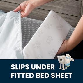 img 2 attached to 🛏️ Serta Perfect Sleeper Extra Long Foam Bedrail - Guardrail for Toddlers & Kids: Water-Resistant, Non-Slip & Washable Cover - 1pk, White