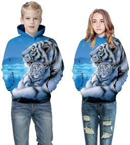 img 2 attached to HaniLav Boys' Novelty Hoodies Sweatshirt 👕 Pullover - Clothing, Fashion Hoodies & Sweatshirts