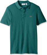 👔 lacoste bordeaux men's petit piqué medium clothing logo