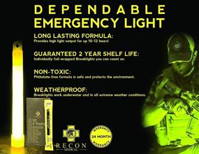 img 2 attached to Tactical BreakLights Recon Medical Emergency Occupational Health & Safety Products