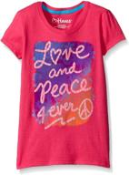 🌺 hanes little graphic floral x small girls' tops, tees & blouses for clothing logo