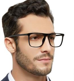 img 2 attached to 👓 MARE AZZURO Stylish Men's Reading Glasses - Optimal Strength Range from 1 to 6