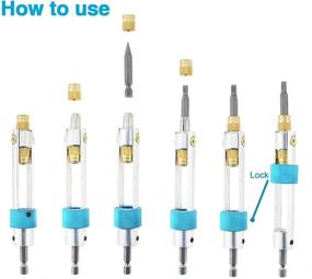 img 2 attached to 🔧 Обновленная версия: набор шуруповерта-дриля Multiscrewdriver - 20 шт., 16 разных типов насадок, включая счётчики.