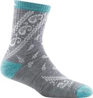 🧦 darn tough janis micro crew midweight sock with cushion - women's: unbeatable comfort and durability logo