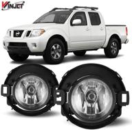 🚘 winjet fog lights + switch + wiring kit compatible with nissan xterra [2005-2014] frontier [2010-2017] logo