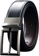 leather belts reversible black dress logo