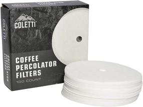 img 2 attached to ☕️ COLETTI Bozeman Percolator 3.5 Inch Premium Disc Coffee Filters (Pack of 100) - Synthetic Materials for Optimal Brewing