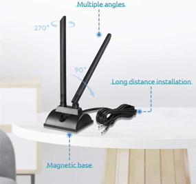 img 3 attached to Bingfu 4G LTE Antenna: Boost Signal Strength for Verizon, AT&amp;T, T-Mobile &amp; Sprint Hotspots and USB Modems