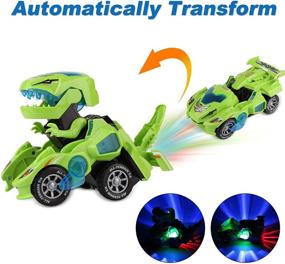 img 3 attached to 🦖 Rusee Transforming Dinosaur Auto-Transform