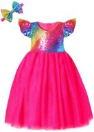 👗 cilucu bridesmaid princess birthday valentines girls' clothing: chic and adorable dresses for special occasions! logo