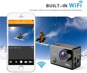 img 1 attached to 📷 GitUp G3 Duo Action Camera: 2160P 12MP Touch Screen Wi-Fi 170° Sports Cam with EIS, Waterproof, Remote Control, GPS Logger