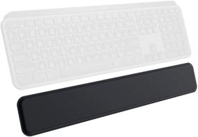 img 4 attached to 🖥️ Logitech MX Keys Palm Rest - Premium, Non-Slip Support for Extended Comfortable Typing - Black