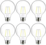 🌞 sunco lighting clear globe led light bulbs 40w=3.5w, g25 bulbs for outdoor string lights edison filament, warm white 3000k, 350 lumens, e26 base, dusk to dawn photocell sensor, round vintage style, ul listed, pack of 6 логотип