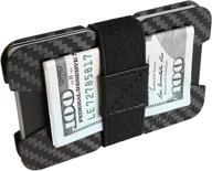 modern and durable fidelo carbon fiber minimalist wallet for men: stylish accessories and wallets for card cases & money organization logo