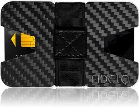 img 3 attached to Modern and Durable FIDELO Carbon Fiber Minimalist Wallet for Men: Stylish Accessories and Wallets for Card Cases & Money Organization