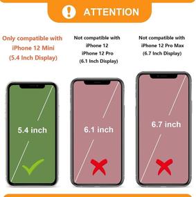 img 3 attached to 👝 Bocasal Red Crossbody Wallet Case for iPhone 12 Mini (5.4 inch) with Card Holder, Removable Cross Body Strap, Zipper Card Slot Protector and Shockproof Purse Cover