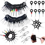 🔧 terminal removal tool kit (73pcs) - vignee pins terminals puller repair & removal key tools for car, pin extractor electrical wiring crimp connectors, depinning tool set - extractor connectors key kit logo