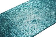 🎉 teal sequin table runner - 12&#34; x 60&#34; - perfect for weddings, parties, bridal baby showers, christmas decor logo