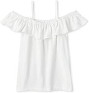 childrens place shoulder matchable simplywht girls' clothing for tops, tees & blouses logo