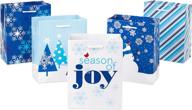 hallmark small holiday gift winter: delightful seasonal surprises in a compact package! logo