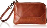 👜 frye melissa leather wristlet - stylish and refined shoulder bag for women logo